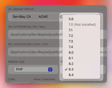 Quick PHP Version Switching